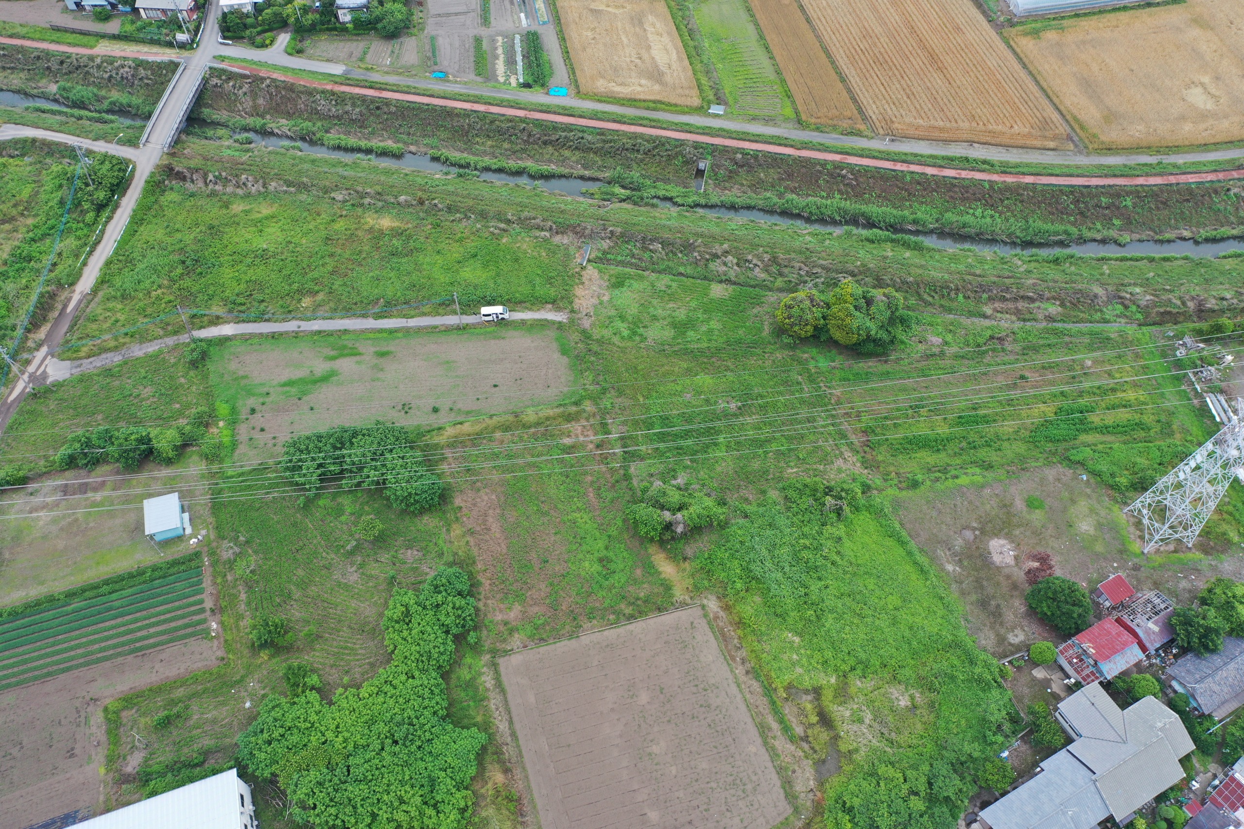 造成・設置前:埼玉・本庄市梅沢